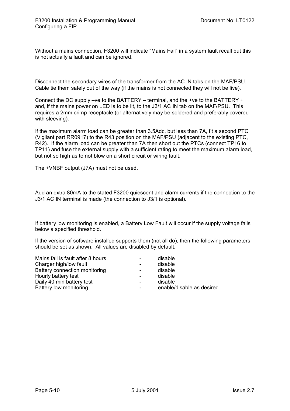 Tyco F3200 User Manual | Page 64 / 284