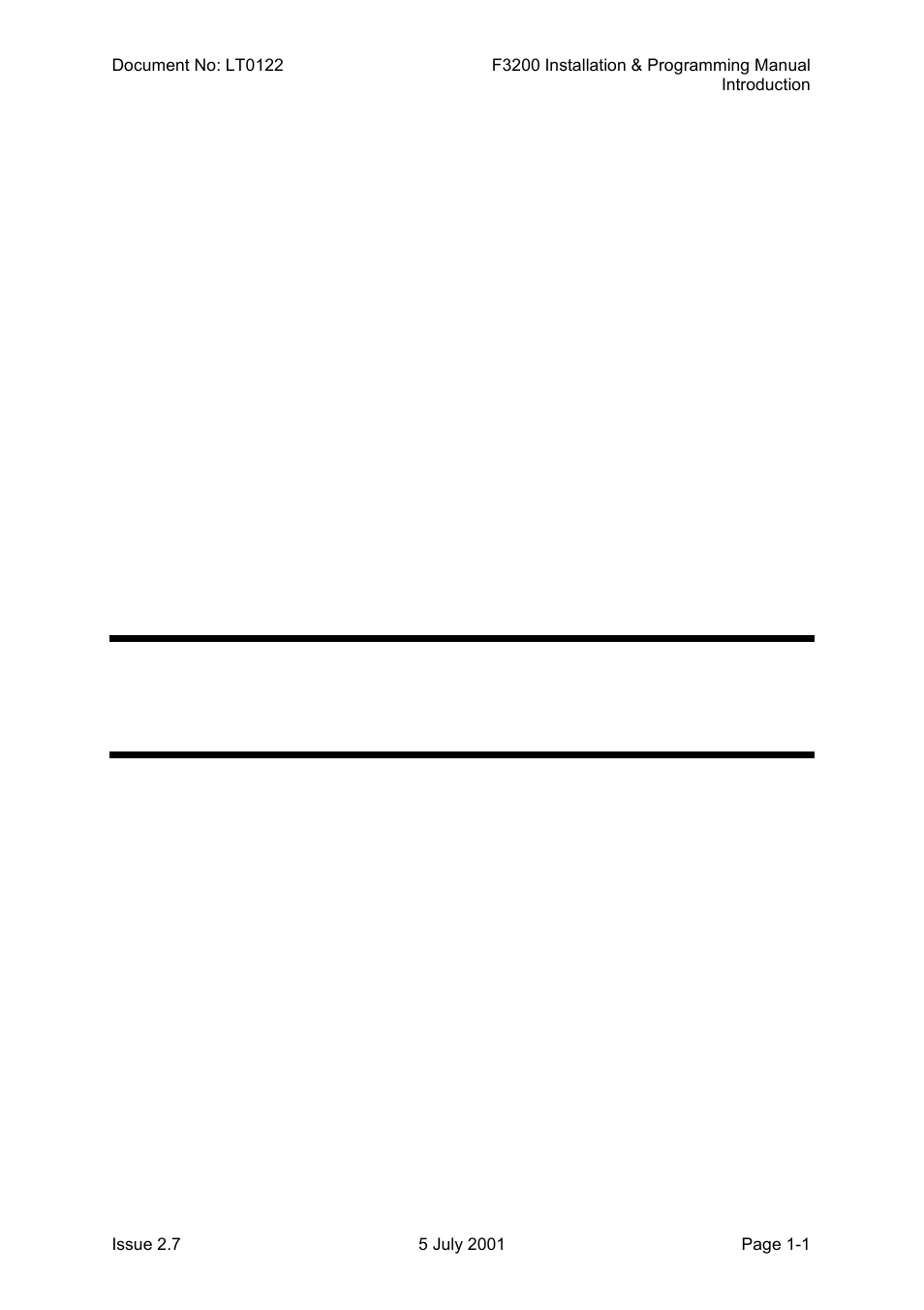 Introduction, Chapter 1 introduction -1, Chapter 1 introduction | Tyco F3200 User Manual | Page 7 / 284