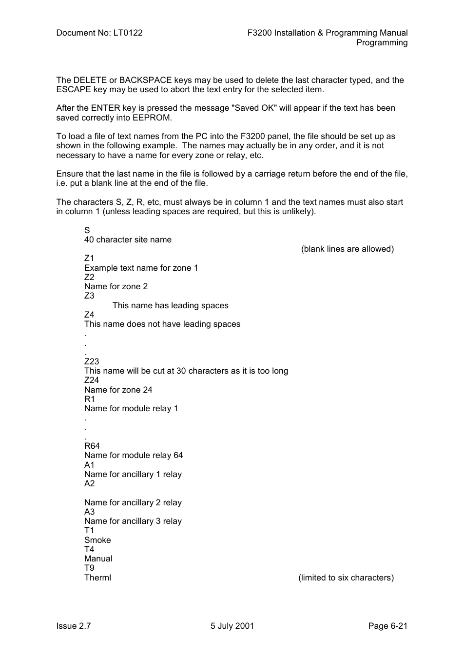 Tyco F3200 User Manual | Page 87 / 284