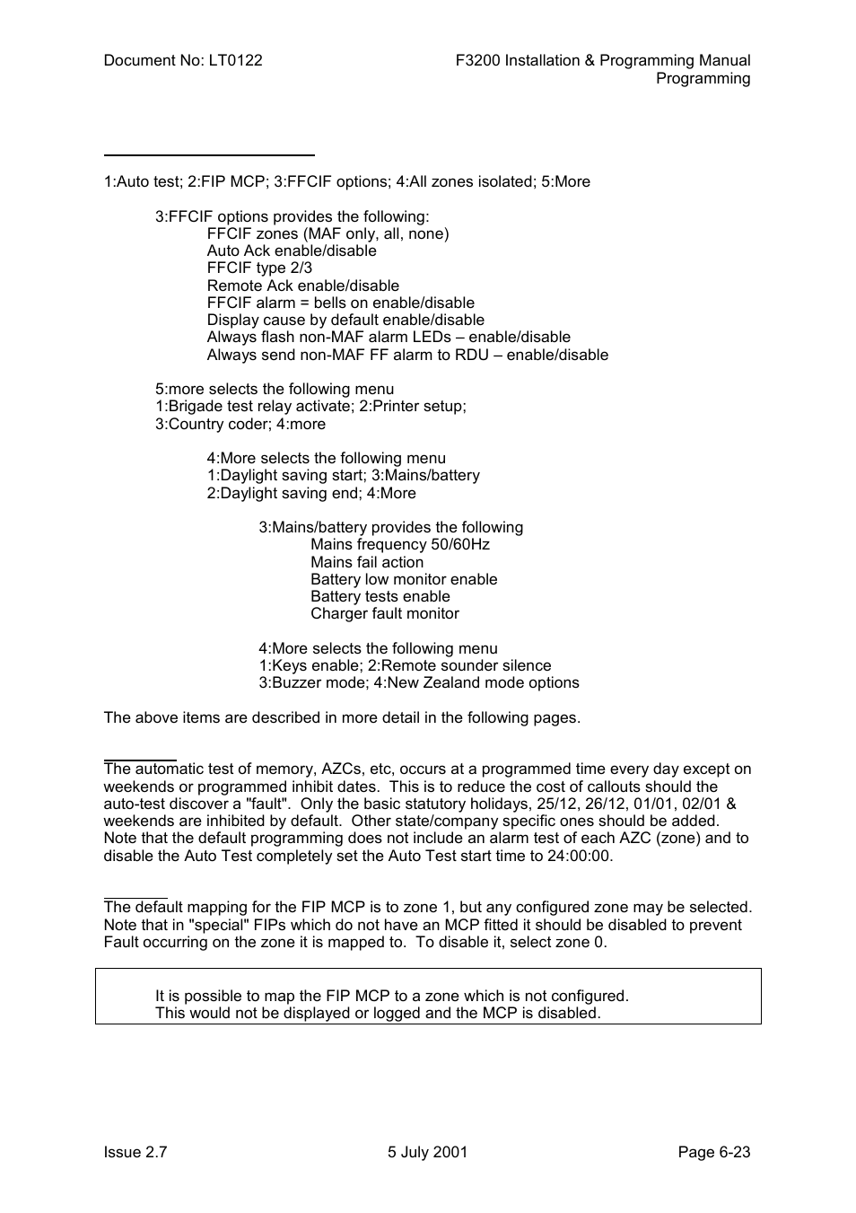 Tyco F3200 User Manual | Page 89 / 284