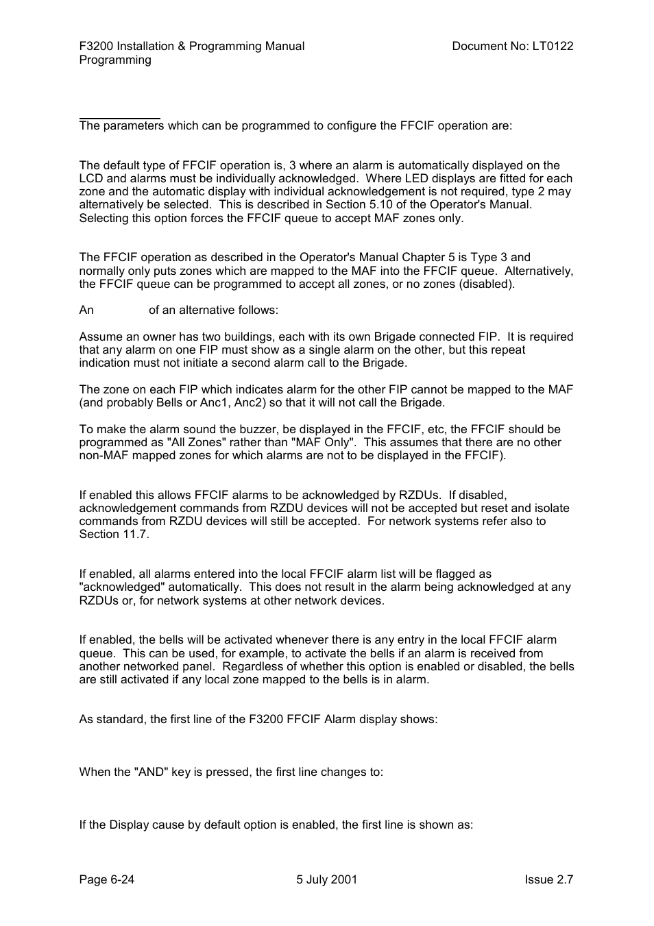 Tyco F3200 User Manual | Page 90 / 284