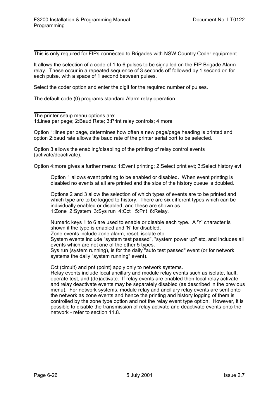 Tyco F3200 User Manual | Page 92 / 284