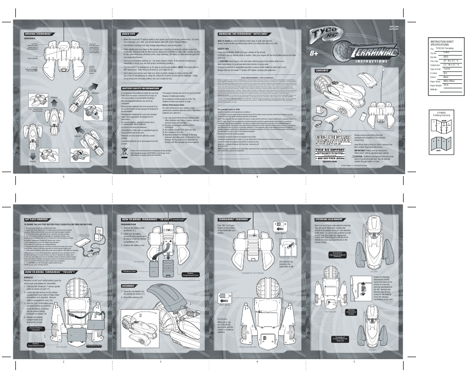 Tyco TERRAINIAC L5465 User Manual | 1 page