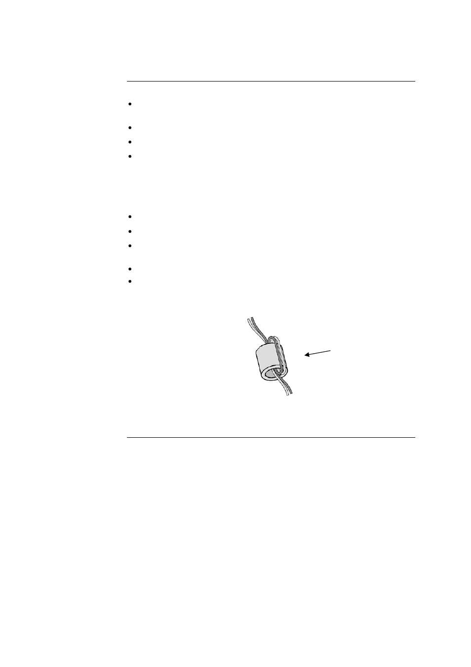 General field wiring guidelines, General guidelines, General field wiring guidelines -2 | General guidelines -2, Figure 5-1. the ferrite bead -2 | Tyco 4100U-S1 User Manual | Page 70 / 138