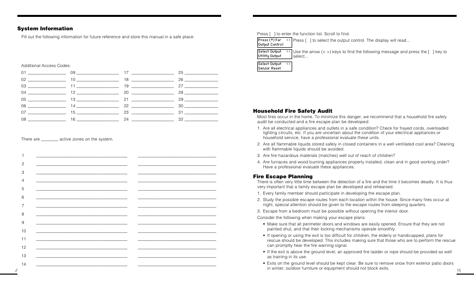 Tyco Power832 Security System PC5016 User Manual | Page 2 / 10