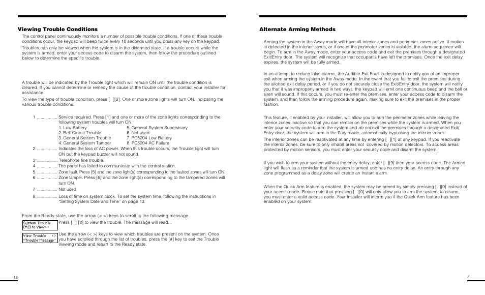 Tyco Power832 Security System PC5016 User Manual | Page 5 / 10