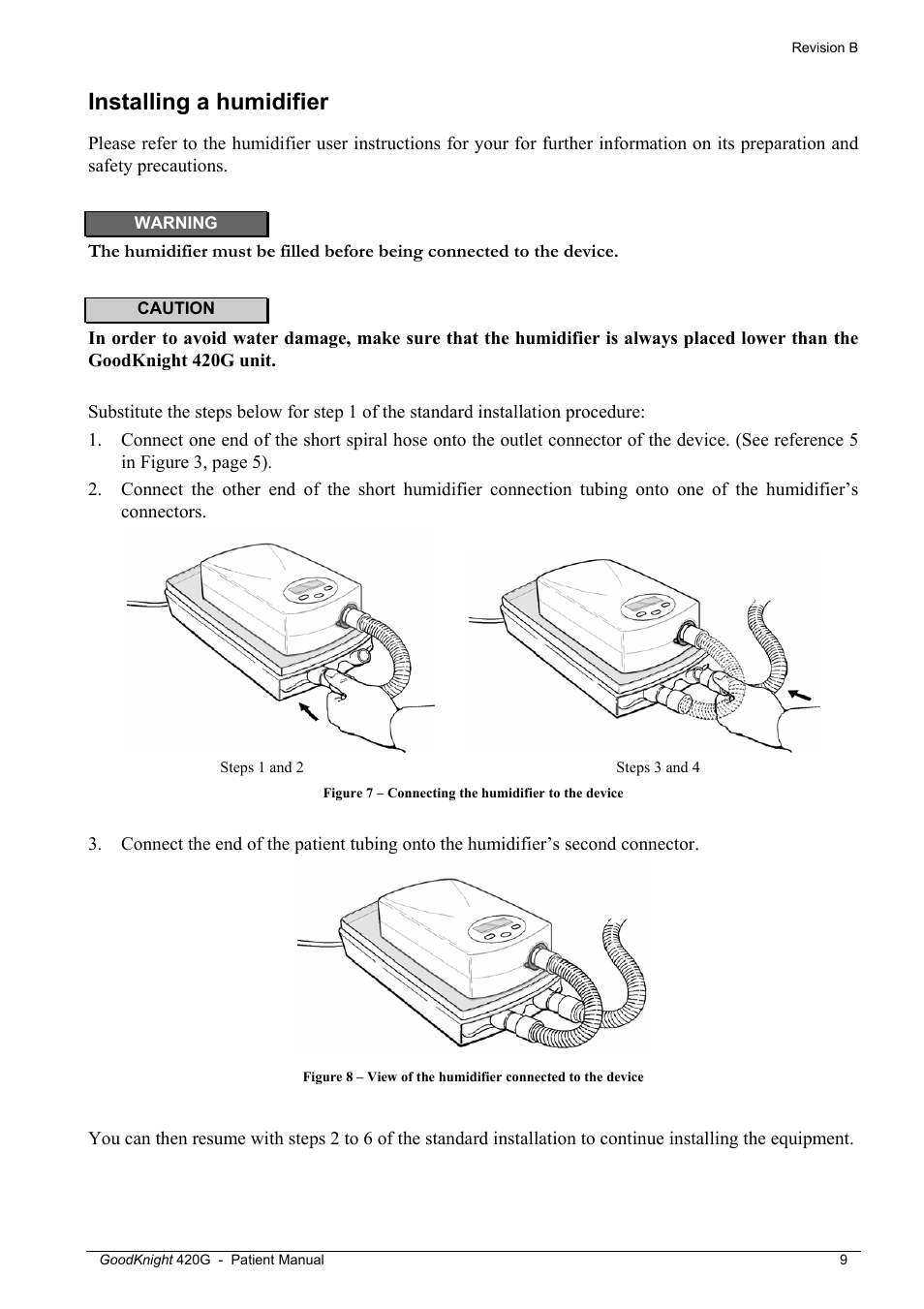 Installing a humidifier | Tyco GoodKnight 420G User Manual | Page 15 / 30