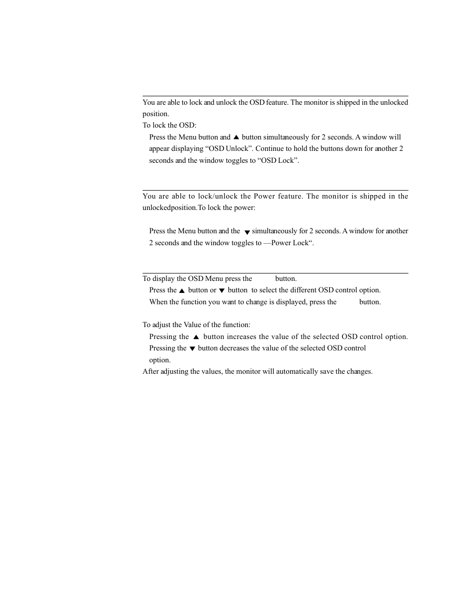 Controls and adjustment | Tyco 1529L User Manual | Page 47 / 169