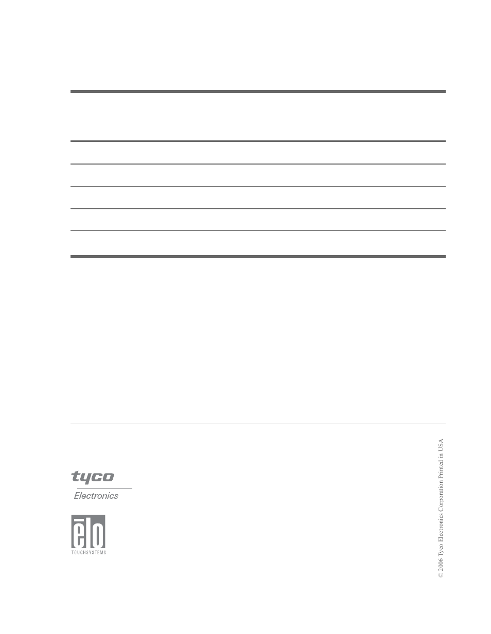 Check out elo’s web site | Tyco 1529L User Manual | Page 73 / 169
