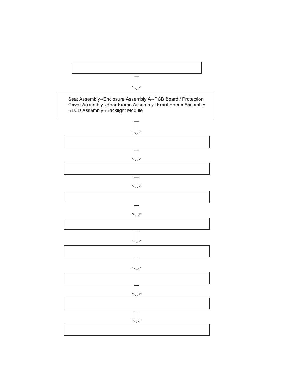 Recommended disassembly sequence | Tyco 1529L User Manual | Page 74 / 169