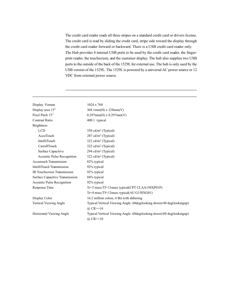 Tyco 1529L User Manual | Page 8 / 169