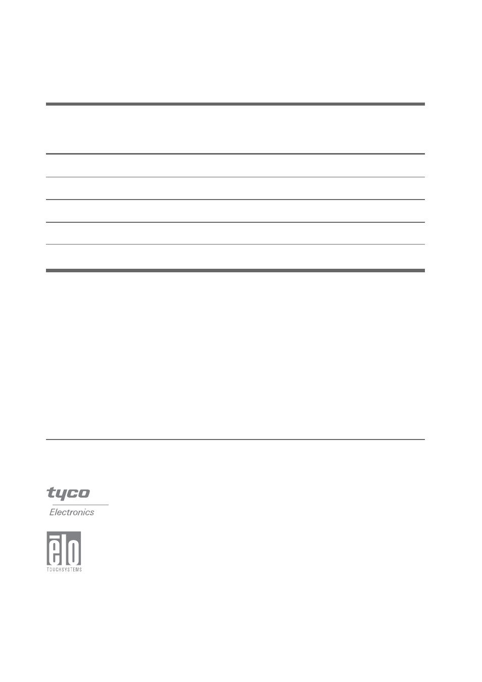 Check out elo’s web site | Tyco 3000 User Manual | Page 40 / 40