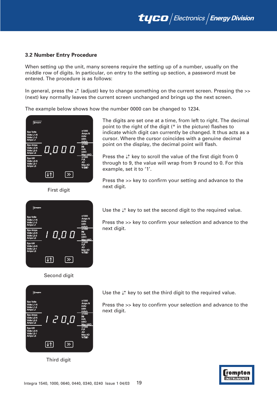 Tyco 1540 User Manual | Page 21 / 69