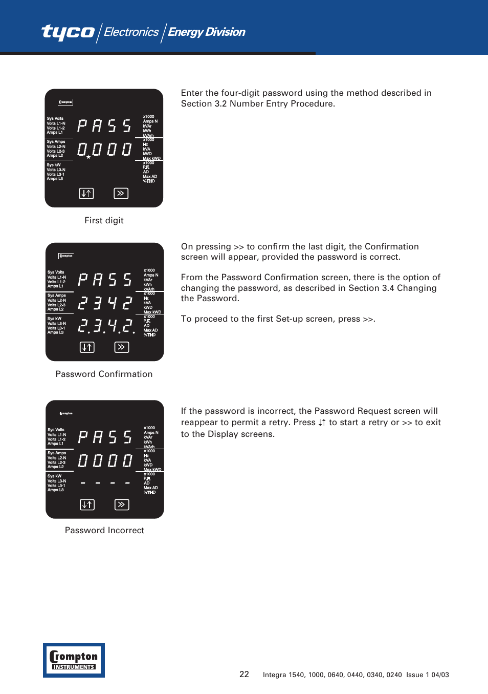 Tyco 1540 User Manual | Page 24 / 69