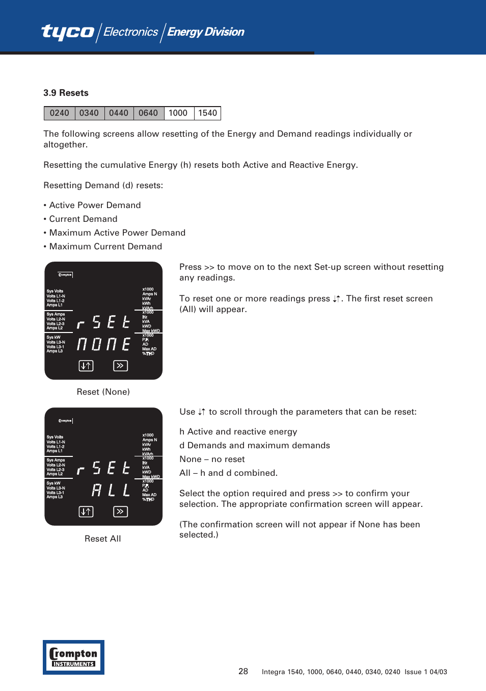 Tyco 1540 User Manual | Page 30 / 69