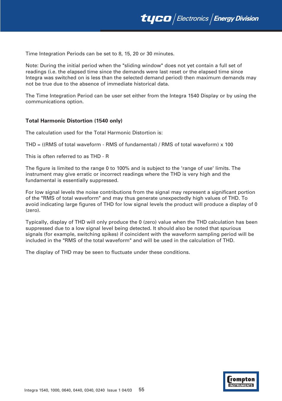 Tyco 1540 User Manual | Page 57 / 69