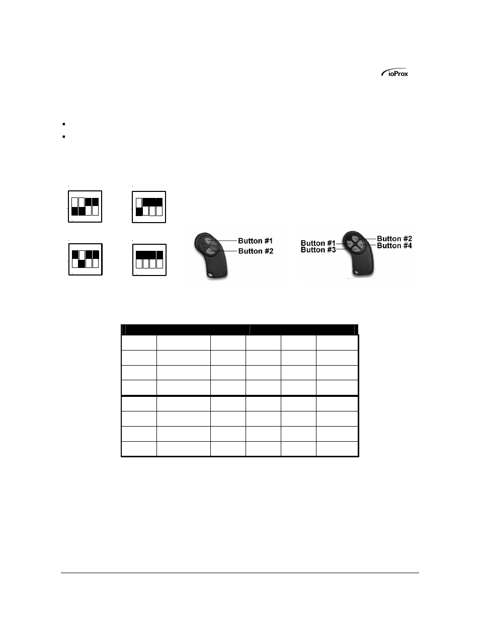 P700wls ioprox receiver, S1 receiver configuration | Tyco ioProx Receiver P700WLS User Manual | Page 9 / 13