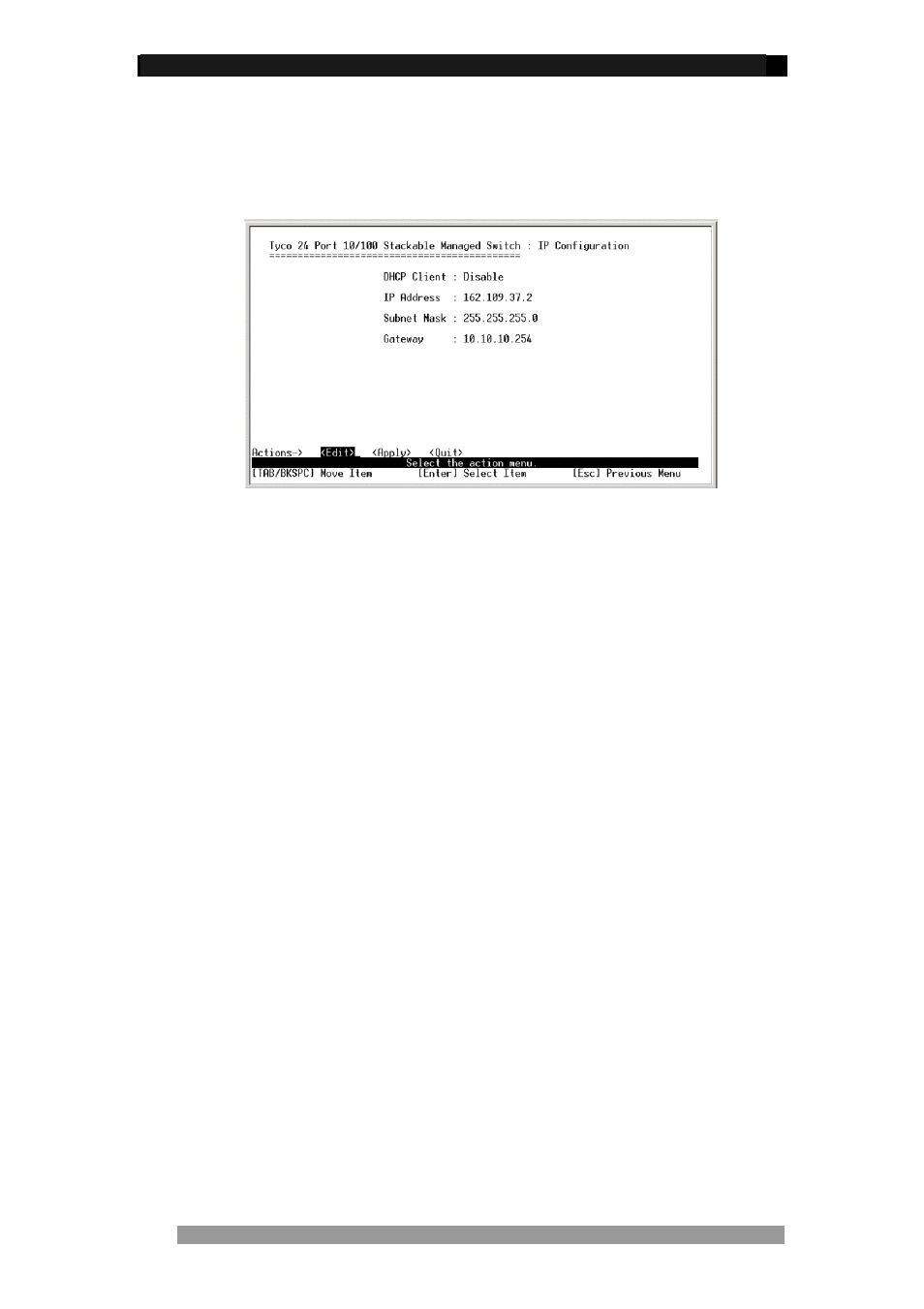 Ip configuration | Tyco 0-1591099-x User Manual | Page 18 / 56