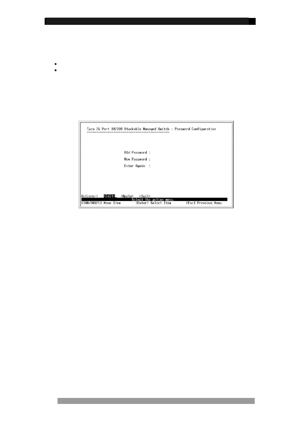 Change user name and password | Tyco 0-1591099-x User Manual | Page 19 / 56