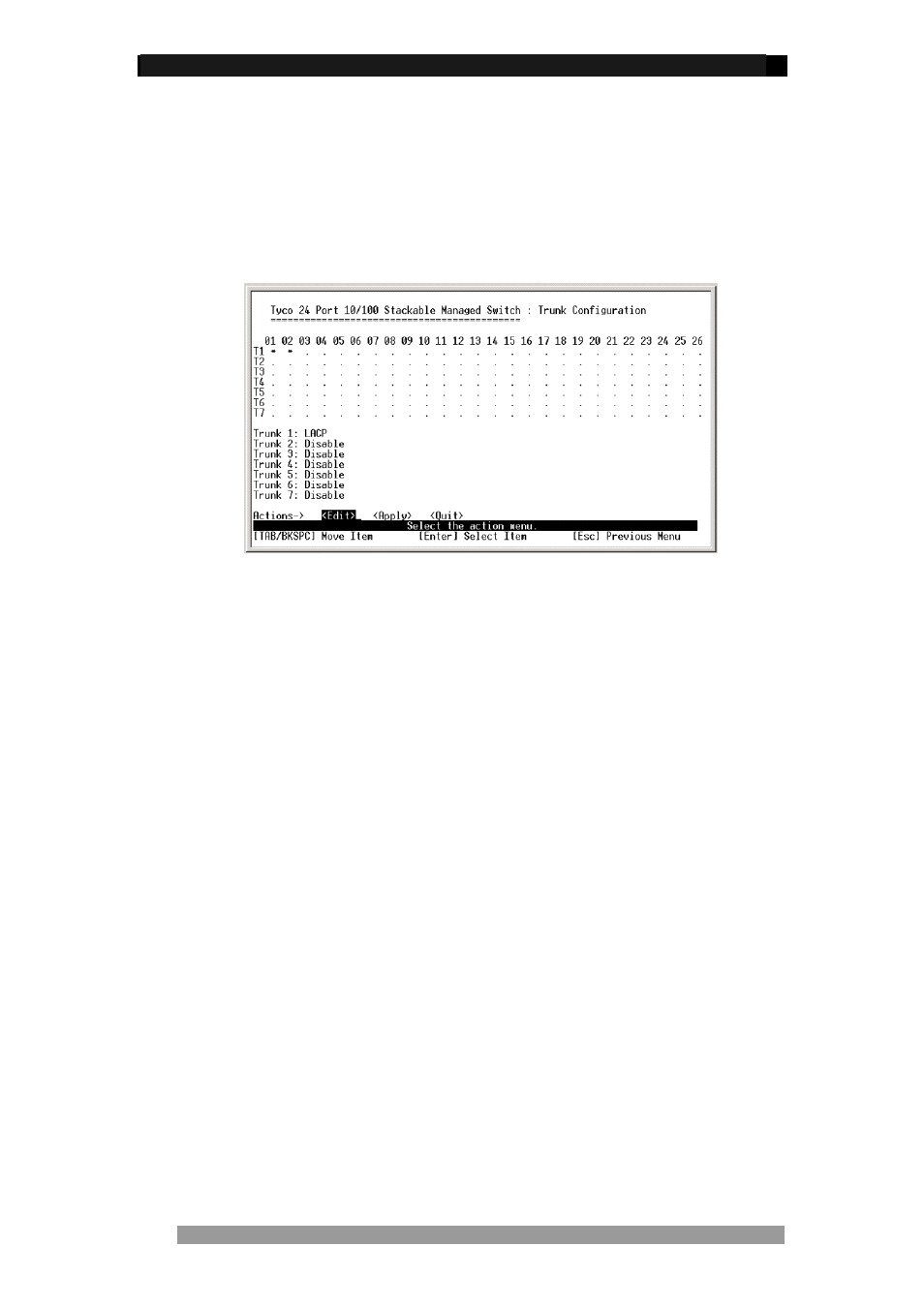 Trunk configuration | Tyco 0-1591099-x User Manual | Page 22 / 56