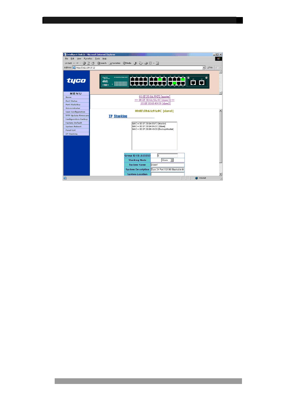 Backup master | Tyco 0-1591099-x User Manual | Page 44 / 56