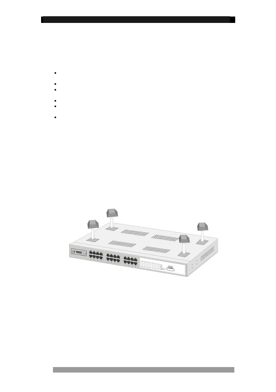 Installation, Mounting the switch, Desktop mounting | Tyco 0-1591099-x User Manual | Page 8 / 56
