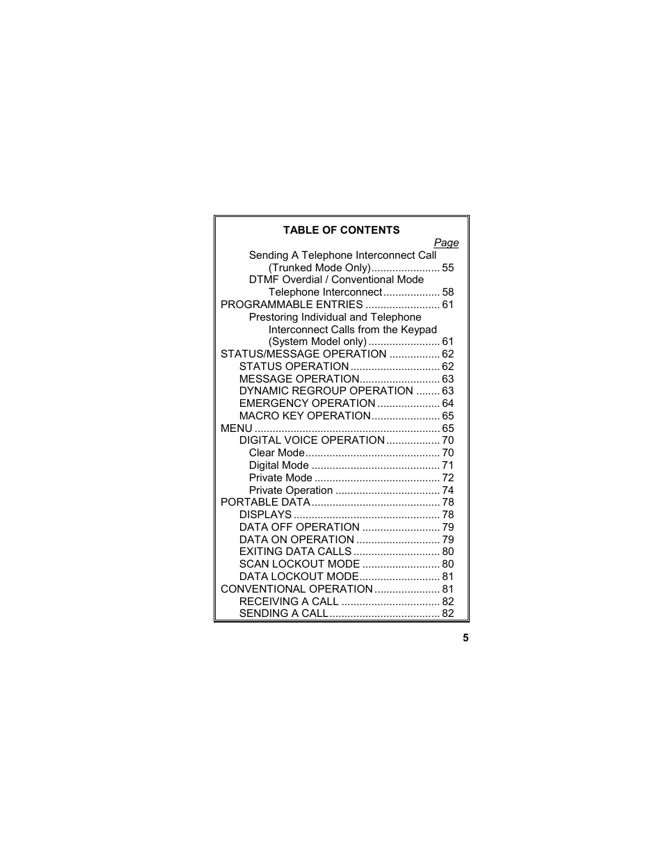 Tyco LPE-200 User Manual | Page 5 / 102