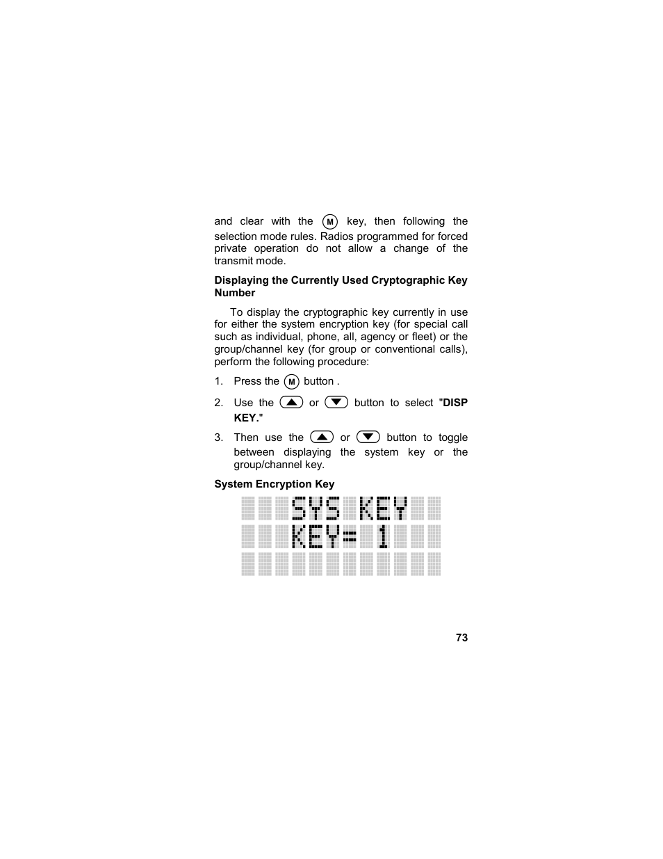 System encryption key | Tyco LPE-200 User Manual | Page 73 / 102