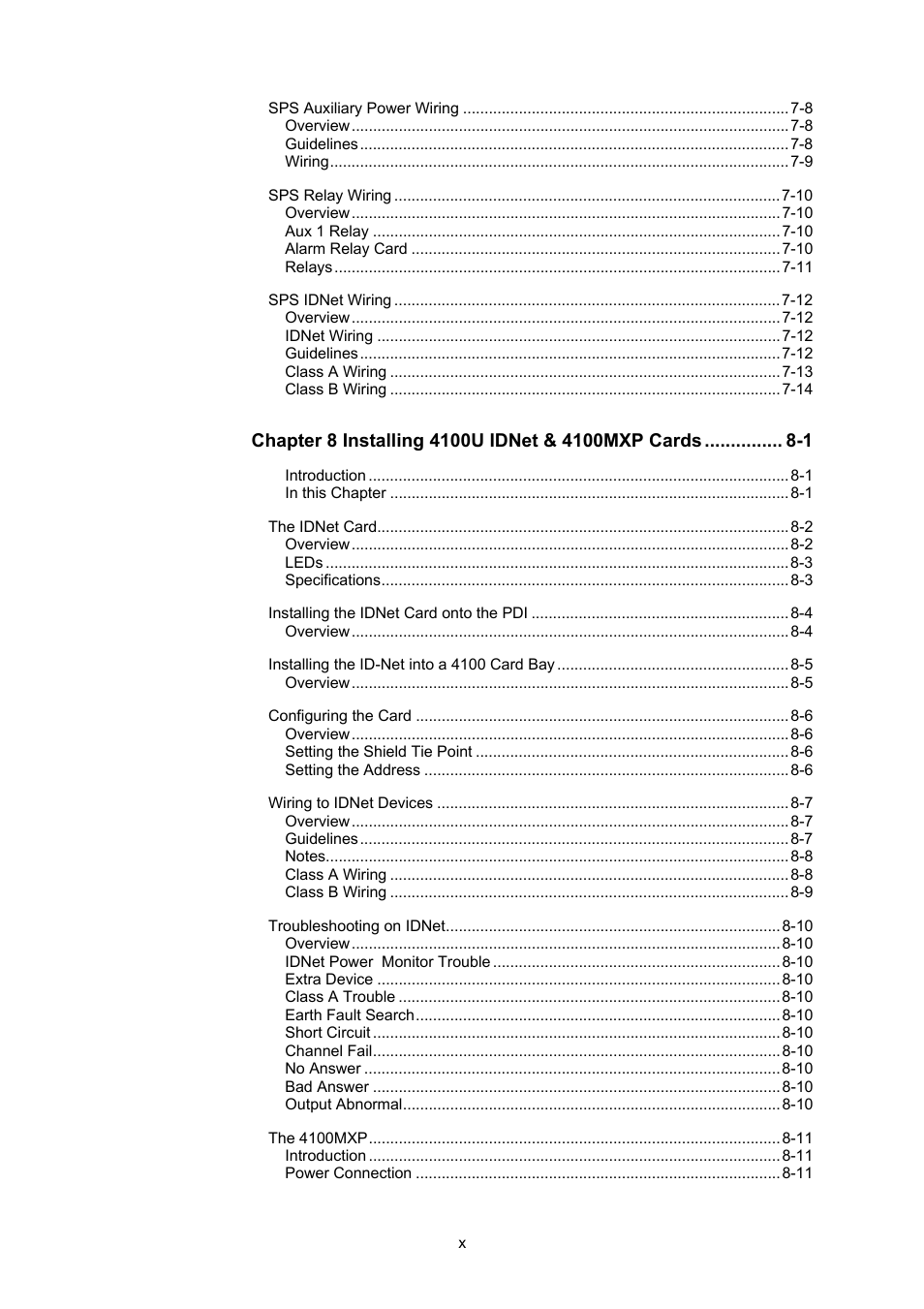 Tyco 4100U User Manual | Page 12 / 180