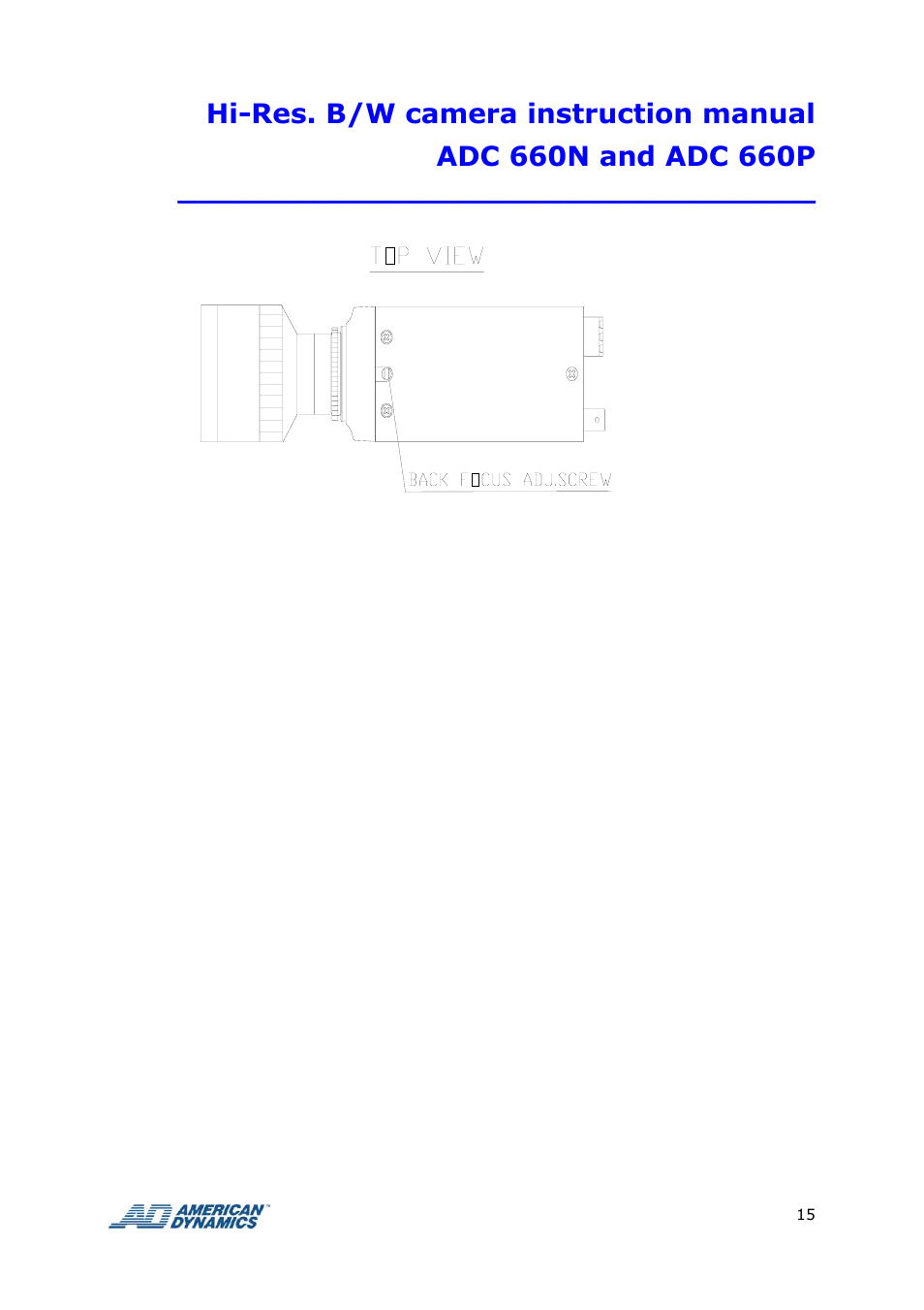 Tyco ADC 660P User Manual | Page 15 / 19