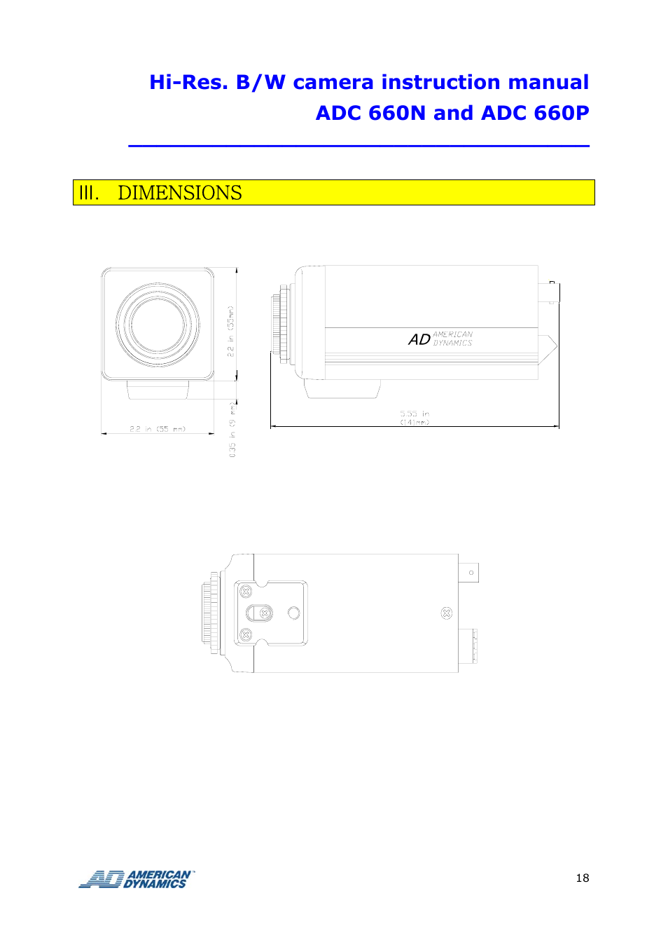Tyco ADC 660P User Manual | Page 18 / 19