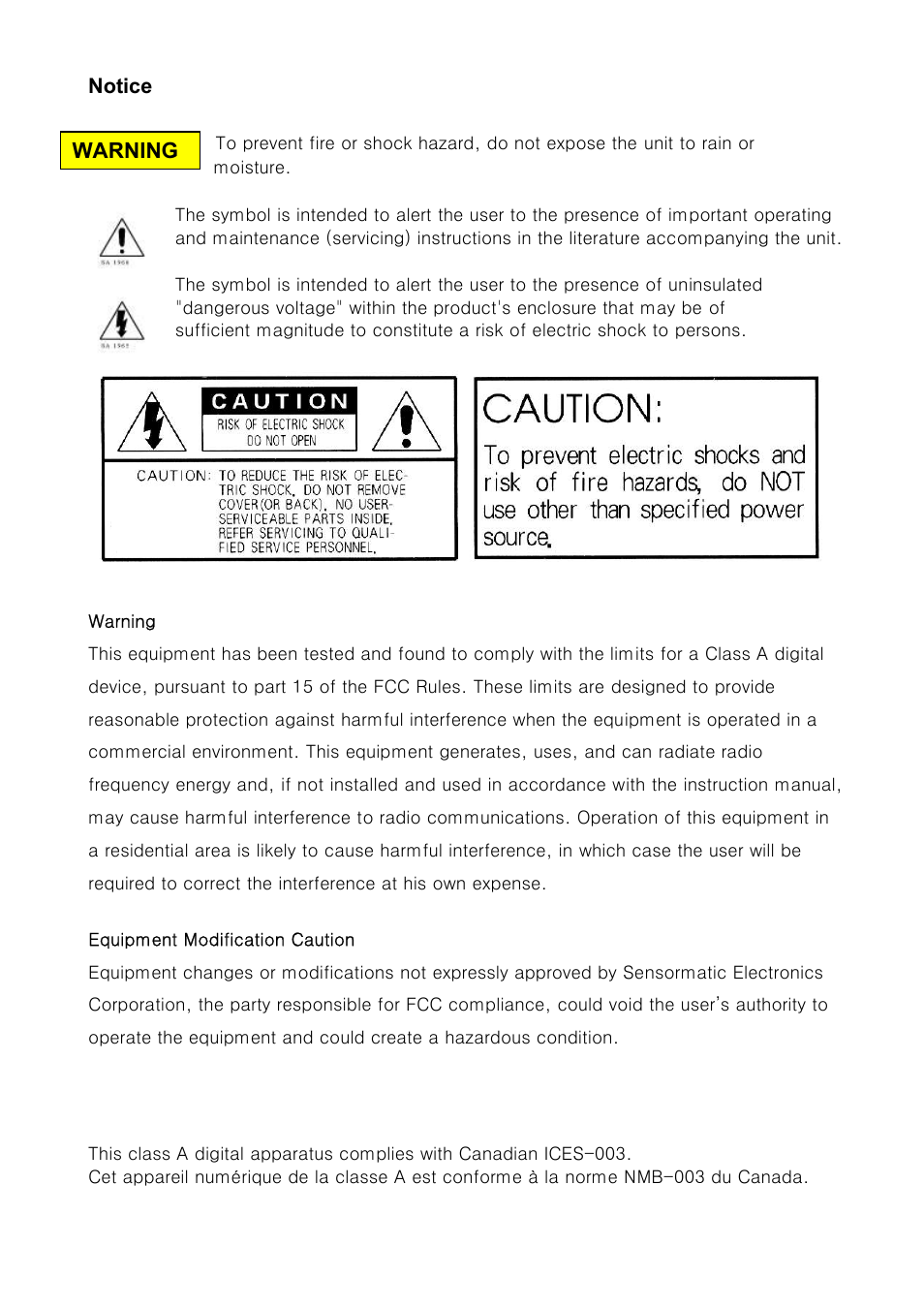 Warning | Tyco ADC 660P User Manual | Page 2 / 19