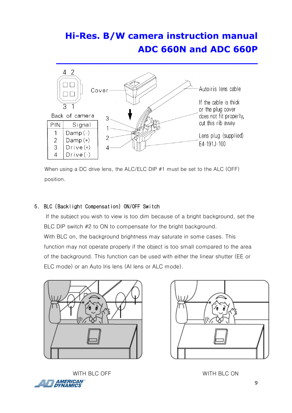 Tyco ADC 660P User Manual | Page 9 / 19