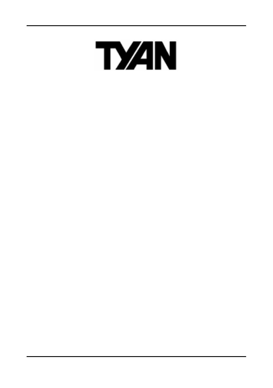 Tyan Computer TIGER S5350 User Manual | 88 pages