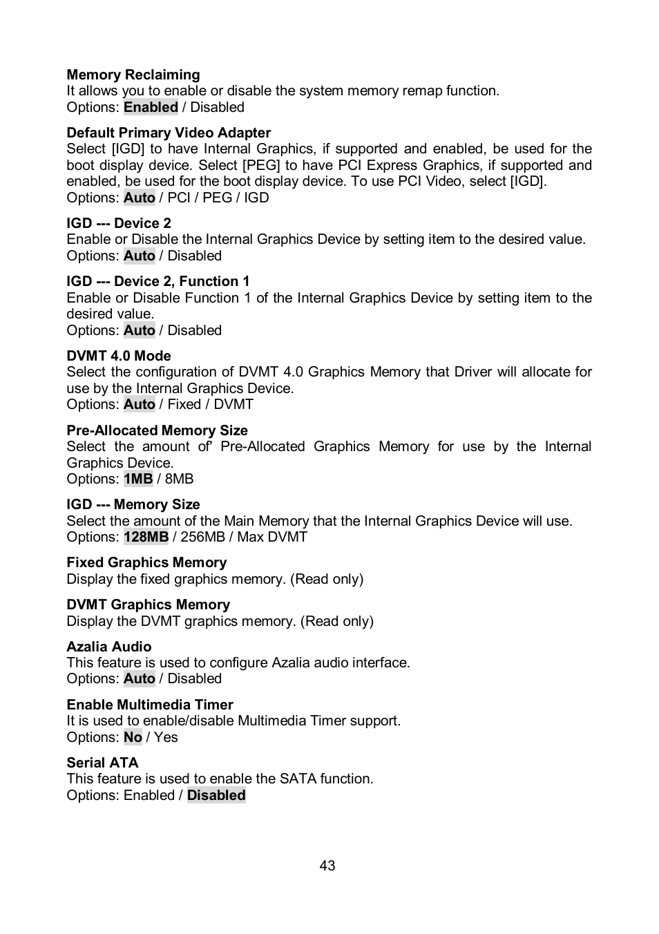 Tyan Computer TOLEDO S5520 User Manual | Page 43 / 79