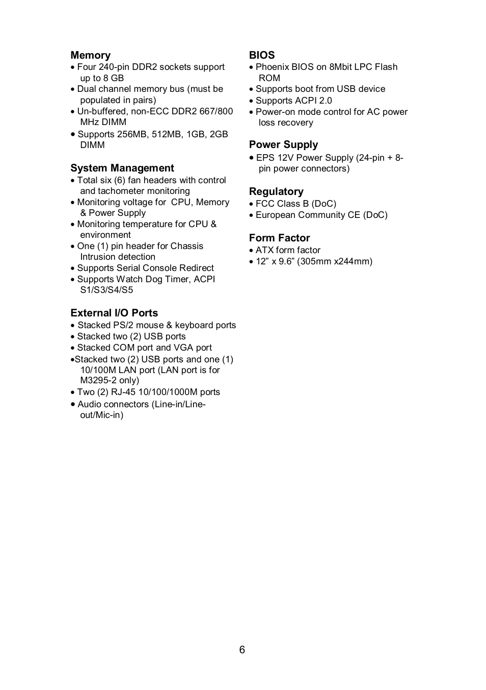 Tyan Computer TOLEDO S5520 User Manual | Page 6 / 79