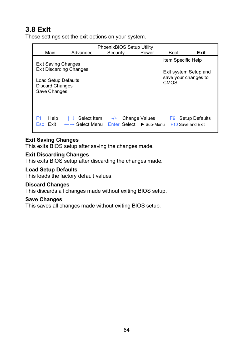 8 exit | Tyan Computer TOLEDO S5520 User Manual | Page 64 / 79