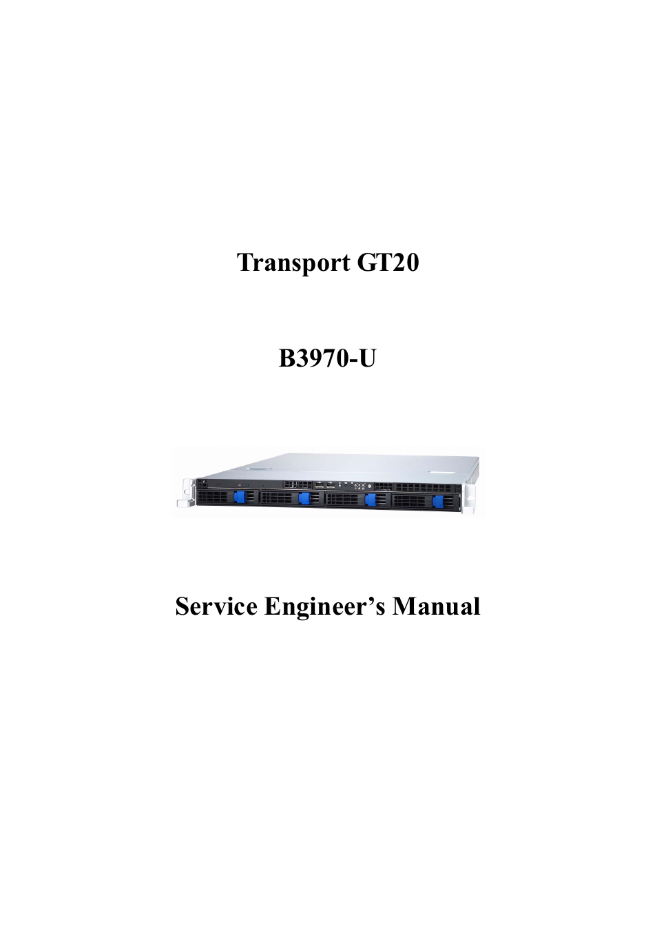 Tyan Computer Transport GT20 B3970-U User Manual | 77 pages