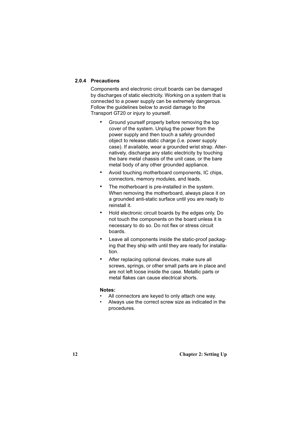 Tyan Computer Transport GT20 B3970-U User Manual | Page 20 / 77