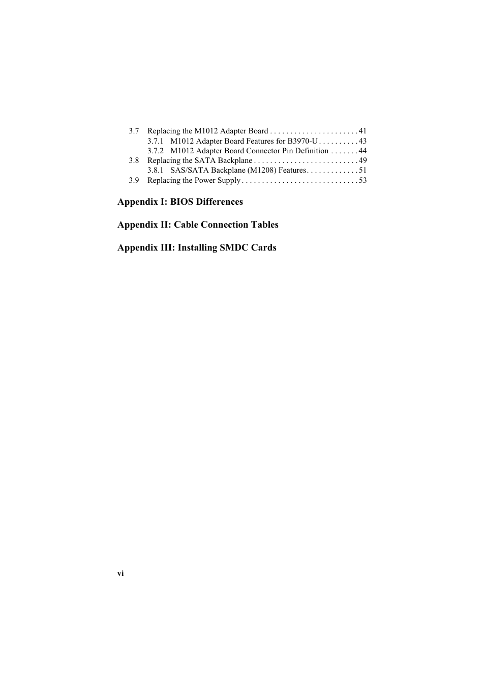 Tyan Computer Transport GT20 B3970-U User Manual | Page 8 / 77