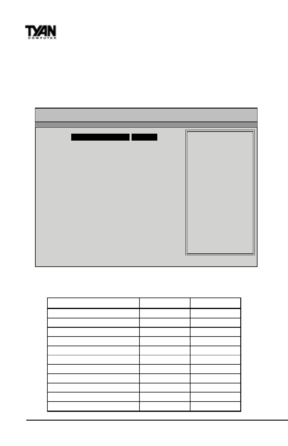2 advanced cmos setup, Advanced cmos setup default settings chart, Chapter 4 | Bios configuration | Tyan Computer InterServe 90 User Manual | Page 46 / 85