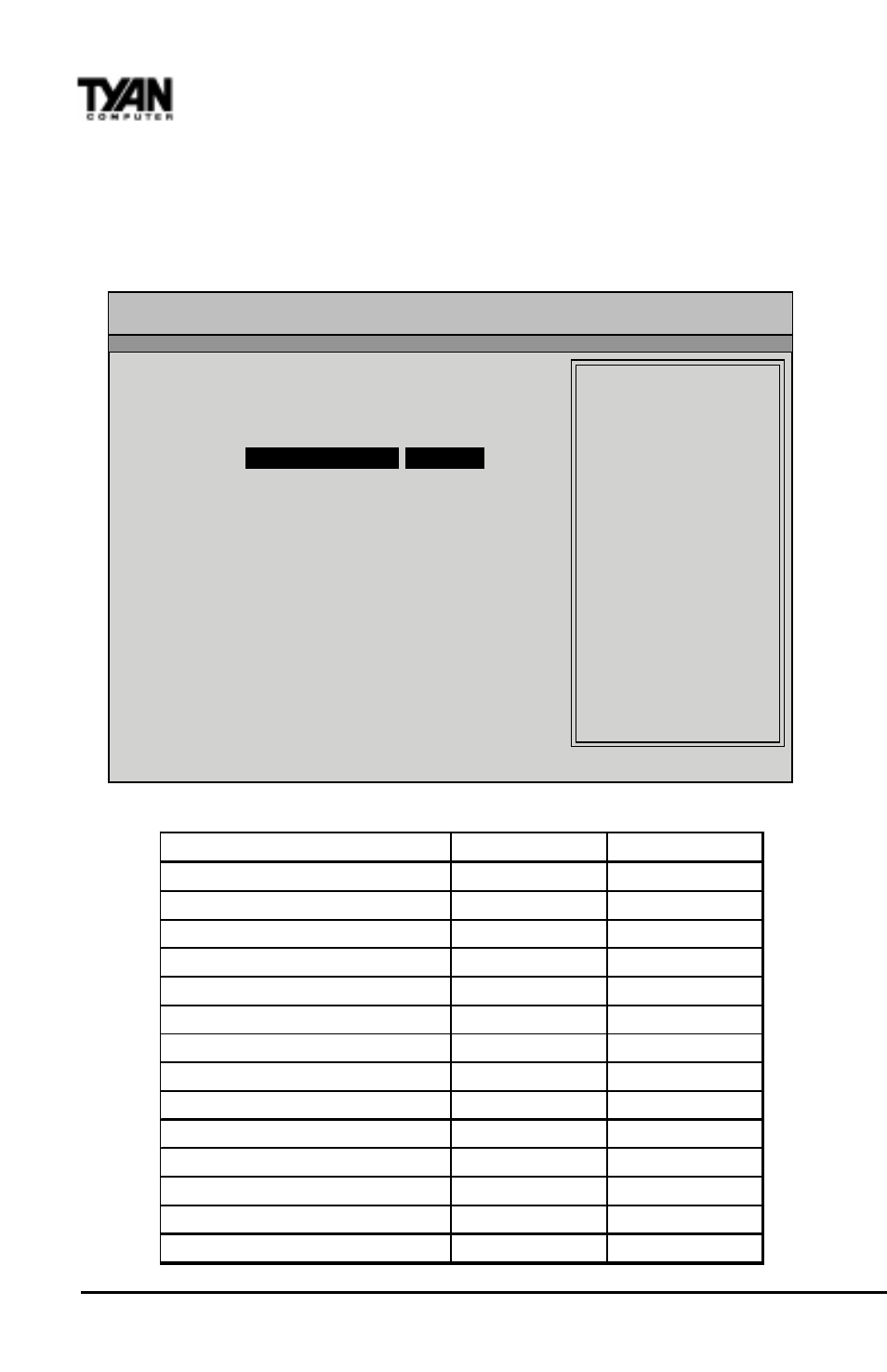 6 peripheral setup, Chapter 4, Bios configuration | Tyan Computer InterServe 90 User Manual | Page 66 / 85