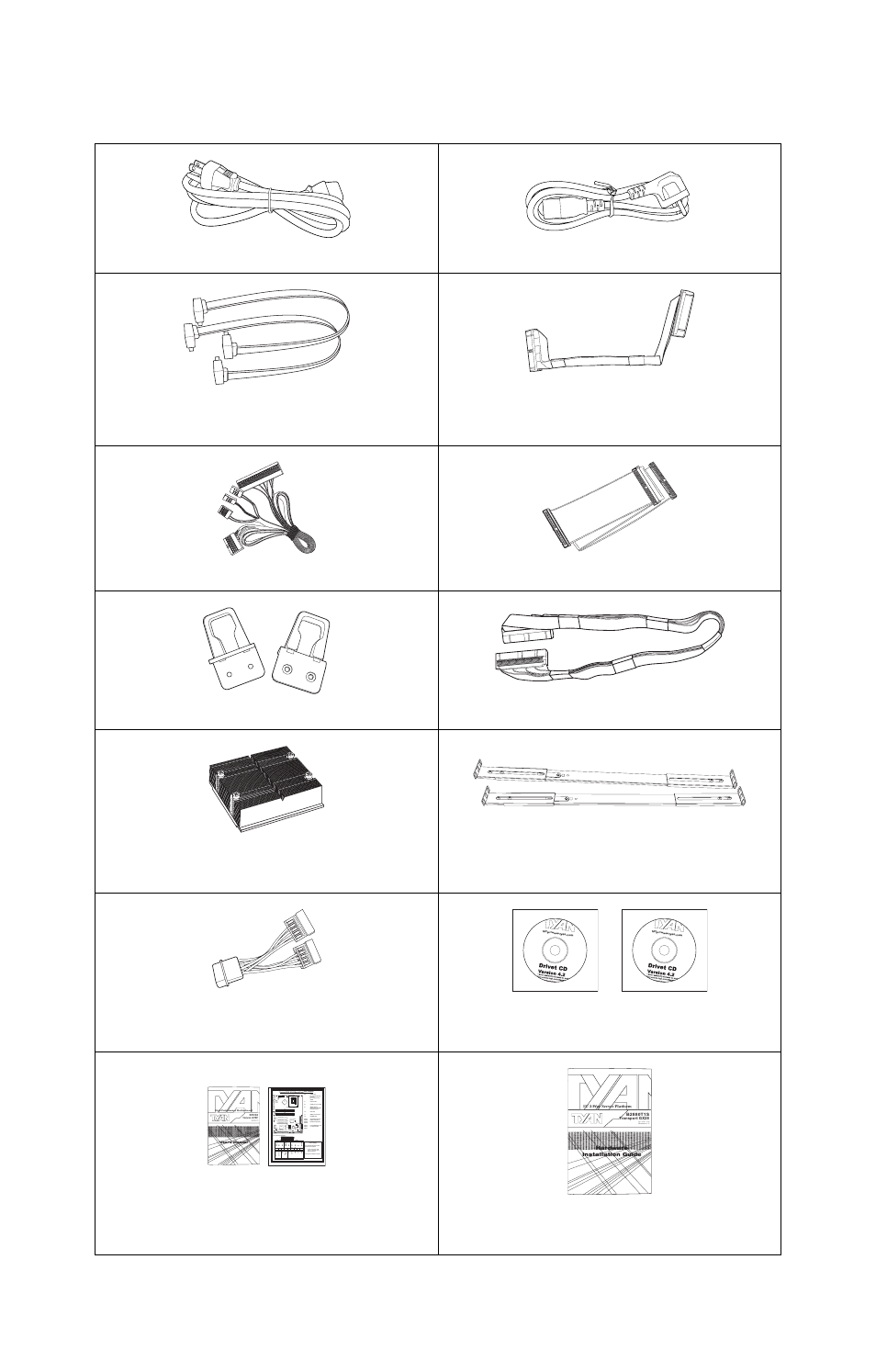 2 accessories | Tyan Computer Transport GX21 B2735 User Manual | Page 15 / 116