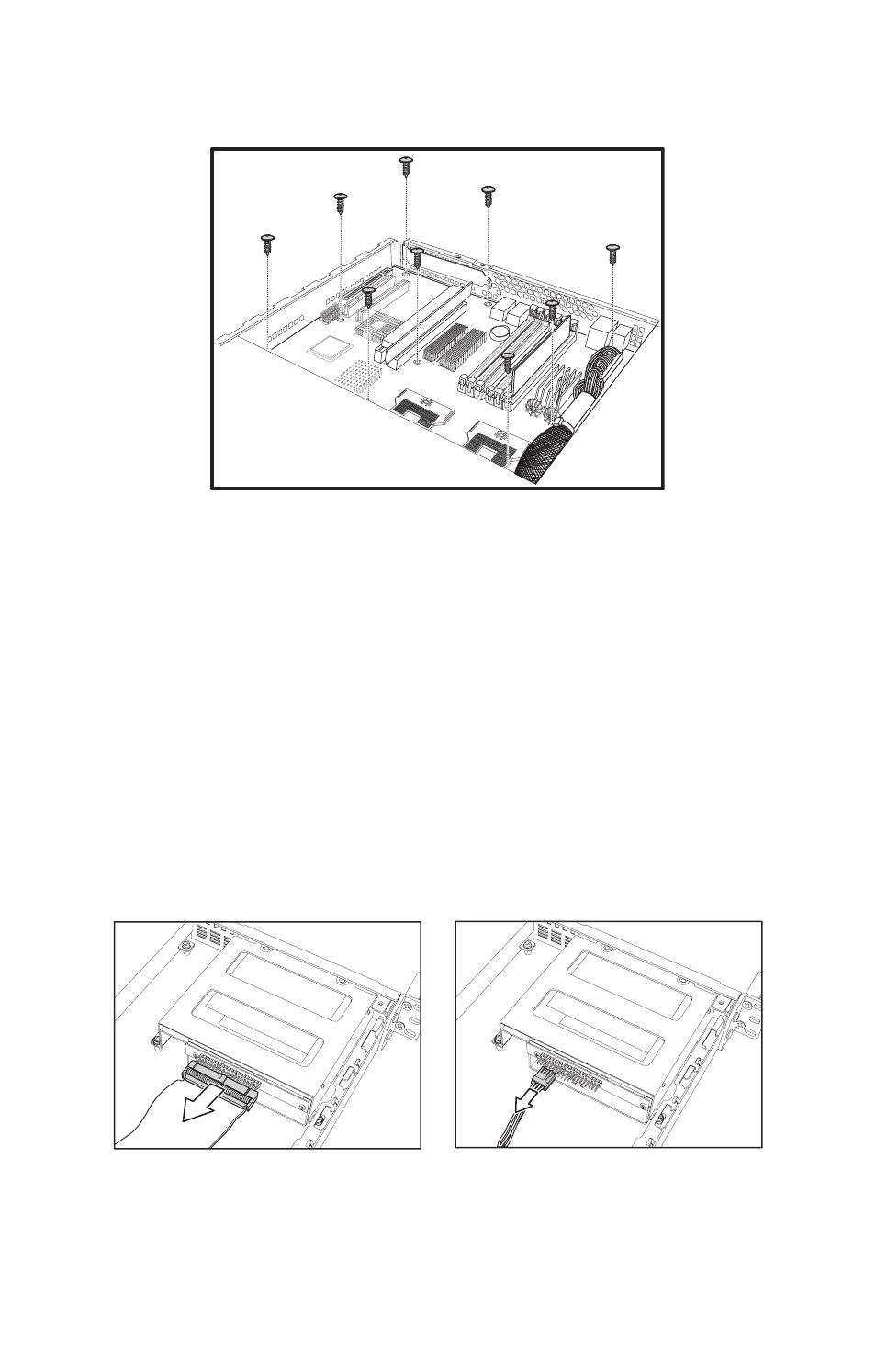 Remove the motherboard from the chassis, 3 replacing the cd-rom drive, 1 replacing the slim cd-rom drive (b2735g21s2) | Tyan Computer Transport GX21 B2735 User Manual | Page 51 / 116