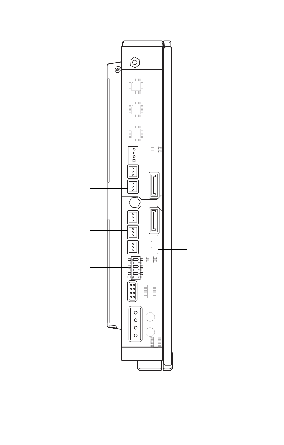 2 s-ata backplane features, J3 serial ata 7 pin connector | Tyan Computer Transport GX21 B2735 User Manual | Page 60 / 116