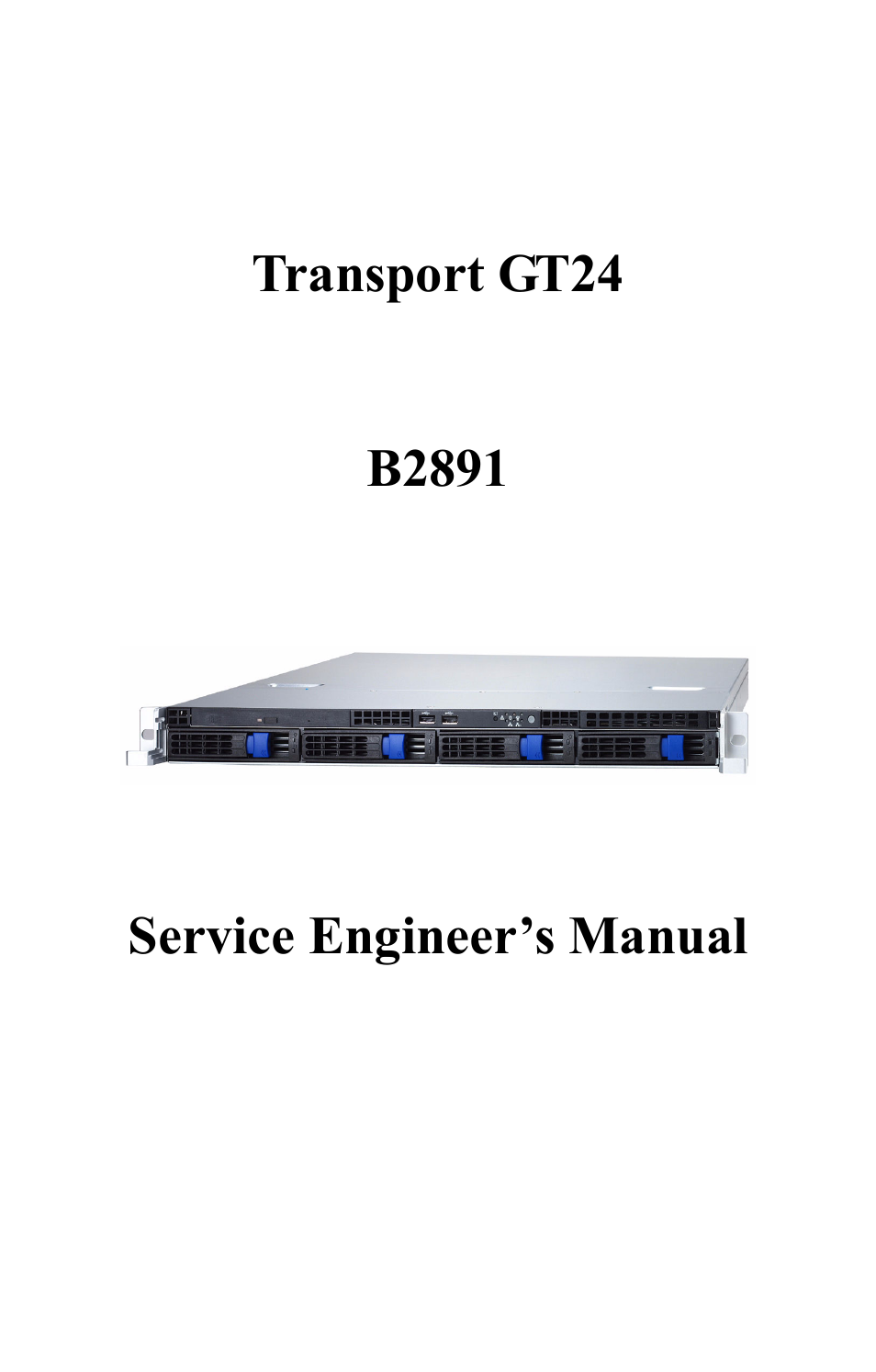 Tyan Computer Transport GT24 B2891 User Manual | 82 pages