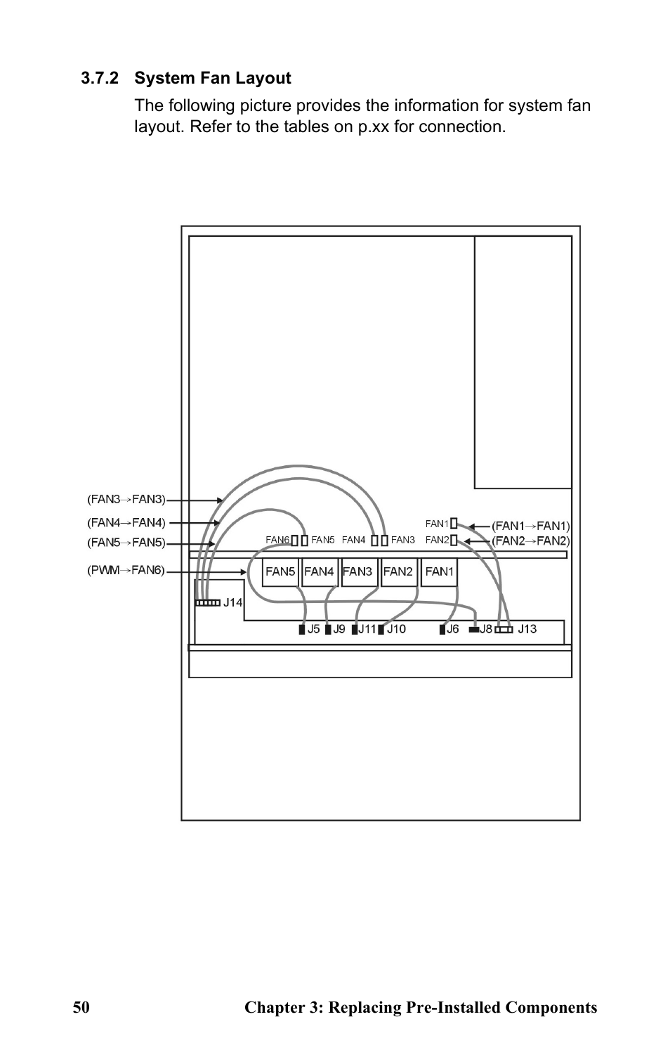 2 system fan layout | Tyan Computer Transport GT24 B2891 User Manual | Page 58 / 82