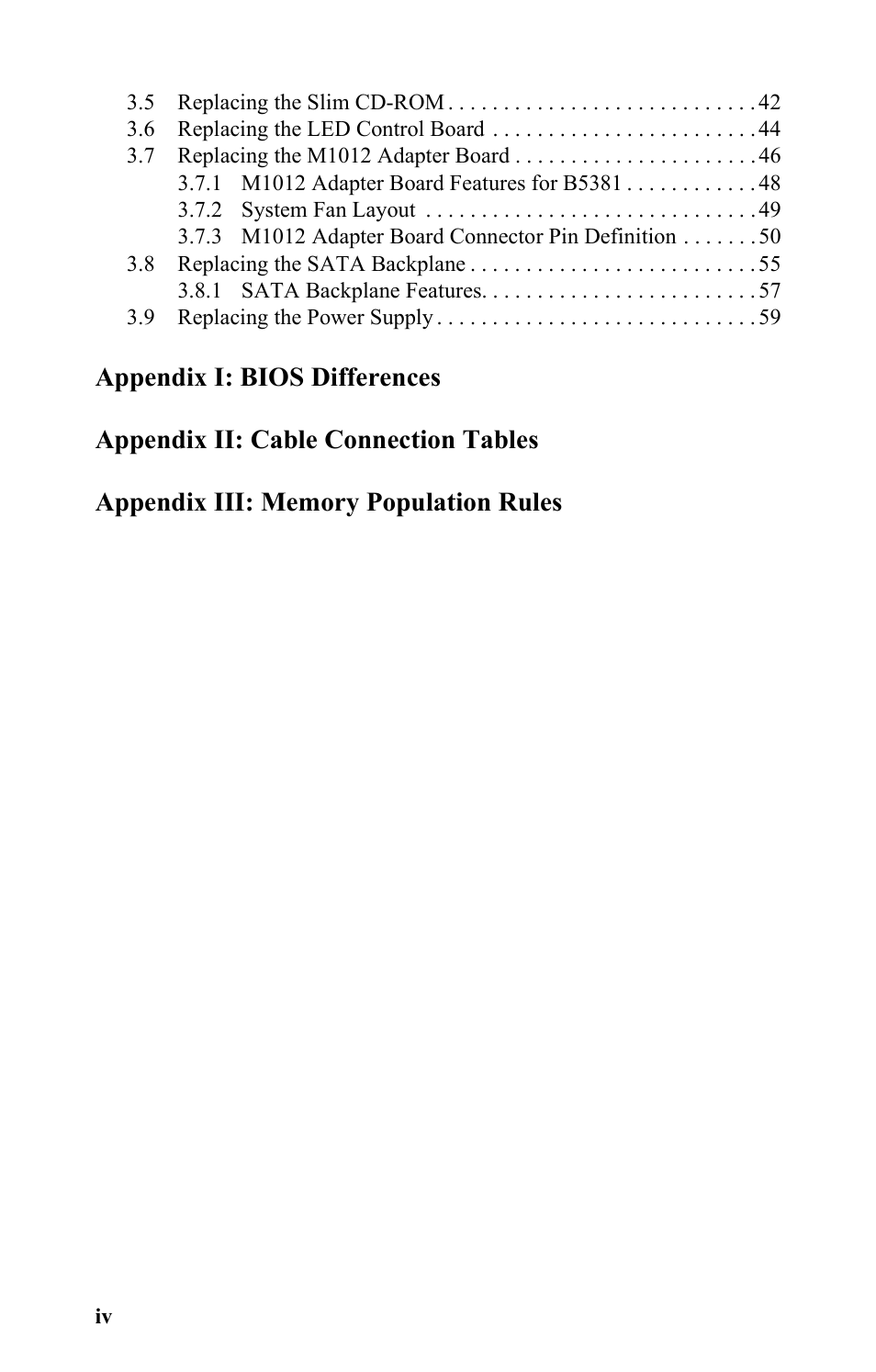 Tyan Computer Tank GT25 B5381 User Manual | Page 4 / 84