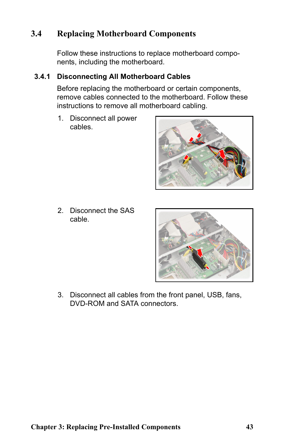 4 replacing motherboard components | Tyan Computer Tank GT25 B5381 User Manual | Page 51 / 84