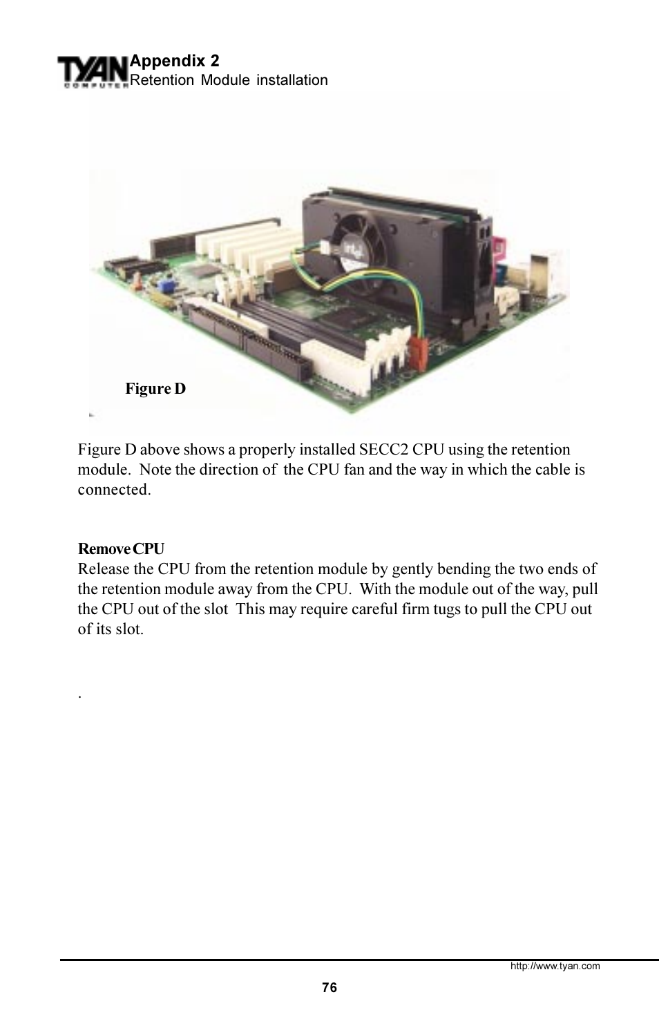 Tyan Computer S1854 User Manual | Page 76 / 80